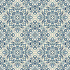 Seamless pattern Hibiscus wildflowers. Beautiful fabric blooming realistic isolated flowers Vintage background Wallpaper square. Drawing engraving Vector victorian illustration