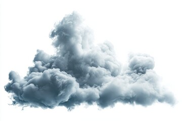 A dramatic cloud formation looms against a bright, clear sky, evoking a sense of mystery and wonder isolated on transparent background