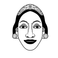 black and white batik themed abstract background