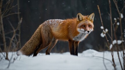 Fototapeta premium Graceful Fox In the Field