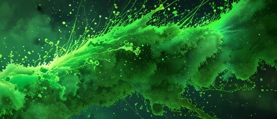 green abstract background