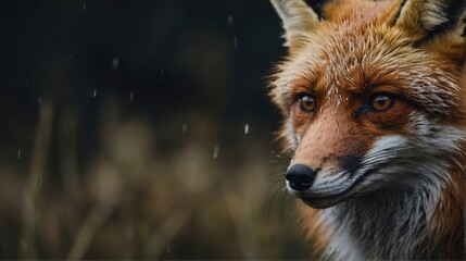 Fototapeta premium Graceful Fox In the Quiet