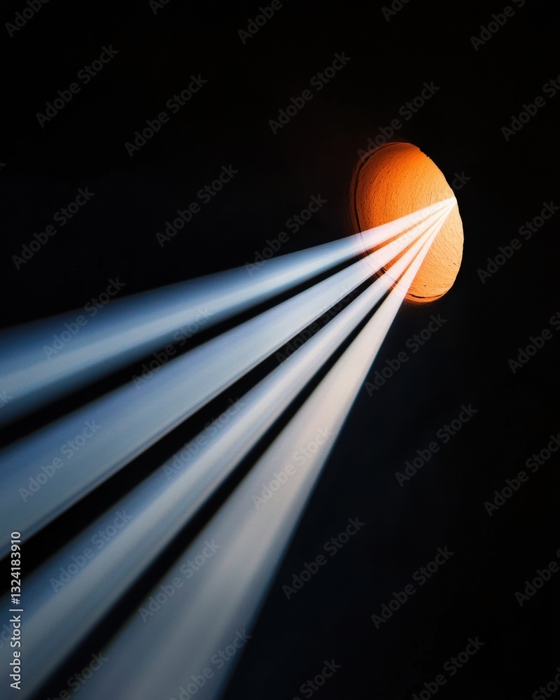 Leinwandbilder quantum breakthrough visualization dynamic luminescence revealing innovative tech metaphor for digit
