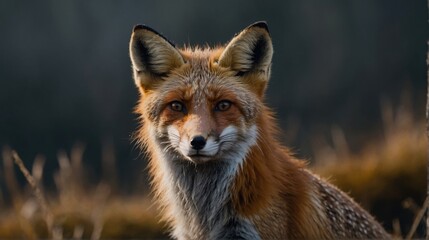 Fototapeta premium Graceful Fox On the Vista