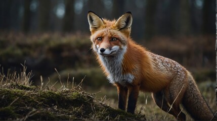 Fototapeta premium Luminous Fox In a Dream