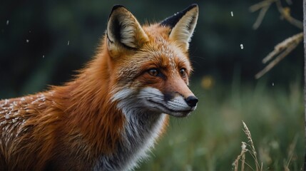 Fototapeta premium Luminous Fox In Motion