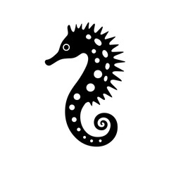 Obraz premium Fish Simple Vector Logo – High-Contrast Flat Design Illustration