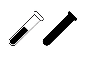 Chemical toxic flask icon symbol