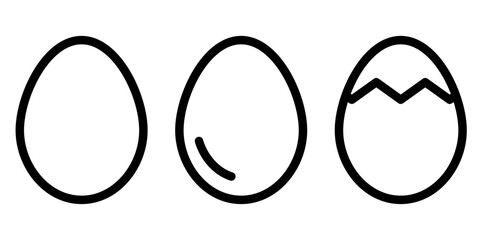 Eggs icon symbol simple design
