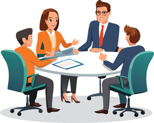 Obraz premium office meeting 