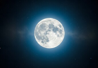 Fototapeta premium Stunning Space Background with Moon & Stars - Lunar Surface, Galaxy, Celestial Night Sky Scene - Cosmic Science Fiction Art, Wallpaper, Digital Design for Phone & Desktop