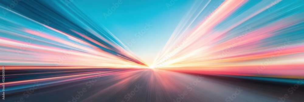 Poster velocity vision dynamic sustainability horizon - transformative climate progress visualization with 