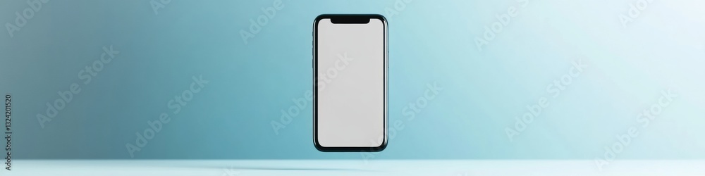 Aufkleber minimalist digital gateway sleek smartphone mockup showcasing infinite potential for tech innovation
