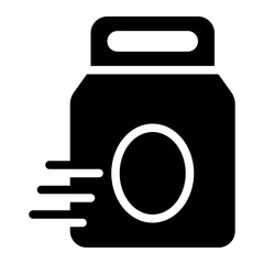 food delivery glyph icon