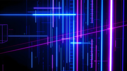 Light speed motion technology background creative cyberspace backdrop modern design digital innovative solutions futuristic wallpaper business artificial Intelligence banner concept AI bg line pattern