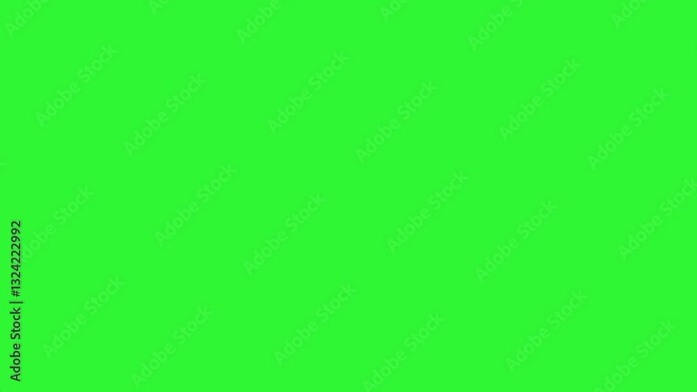 Wall mural arrow cursor animation on green screen background, animated clicking cursor suitable for motion grap