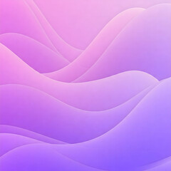 Obraz premium A serene and smooth wave pattern in soft purple and pink hues, creating a tranquil and modern atmosphere. Perfect for designs requiring a calming, abstract aesthetic.