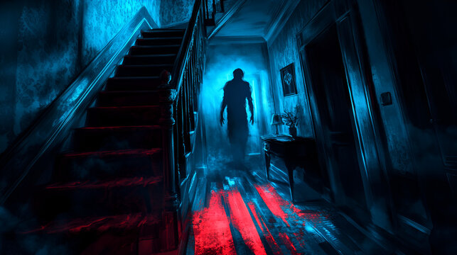 Nightmare, Shadow Ghost, Sleep at night, Hunt, Haunted house