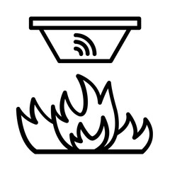 fire detector icon