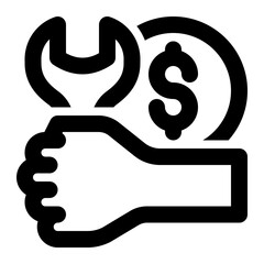 Skill, Business Skill, Business Outline Icon
