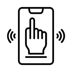 touchscreen sensor icon