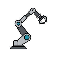 Manipulator  color line icon for digital and print projects.