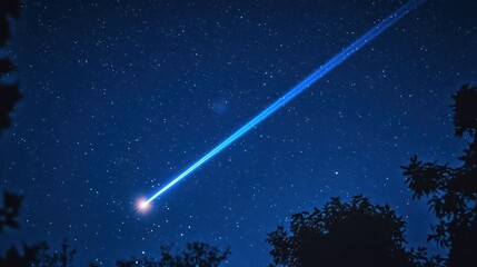 Night Sky Meteor Shower