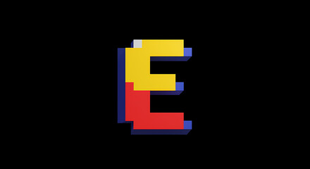 Fototapeta premium letter E