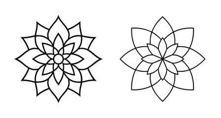 vector illustration of a flower