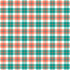 Colorful plaid repeat pattern.Gingham checkered tartan seamless pattern.Geometric graphic vector illustration background design for fabric and print. 