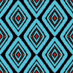 Abstract artwork featuring a repeating diamond pattern on a black background