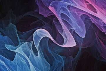 abstract background with blue waves
