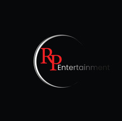 combination of letters R and P. company logo eps 10 format. letter combination logo symbol.