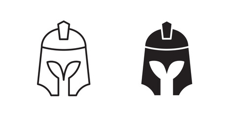 Warrior mask icons graphics vectors designs