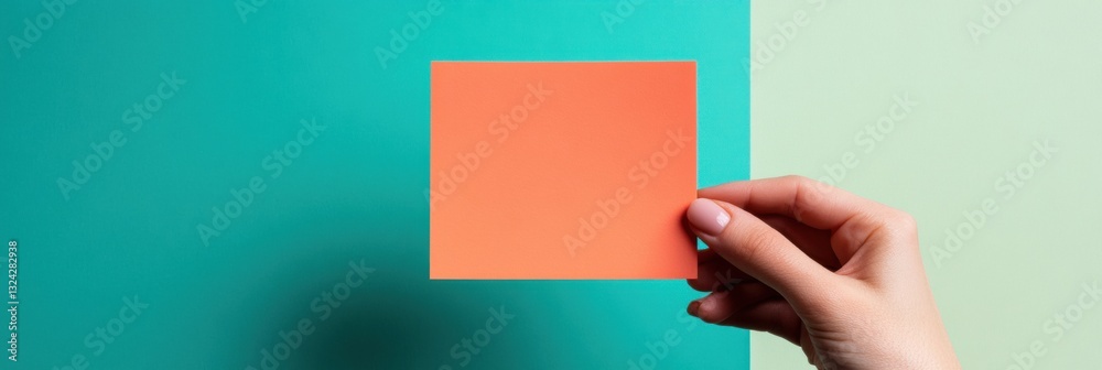 Leinwandbilder minimalist collaboration toolkit gen z digital innovation with color block design, interactive works