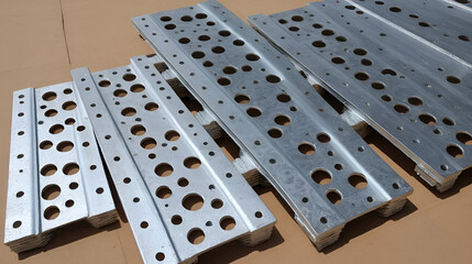 Connector plates for wooden trusses and joists with hot-dipped galvanized finish