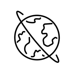Globe icon. Globe earth icon