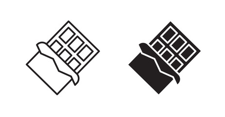 Chocolate icons graphics vectors designs