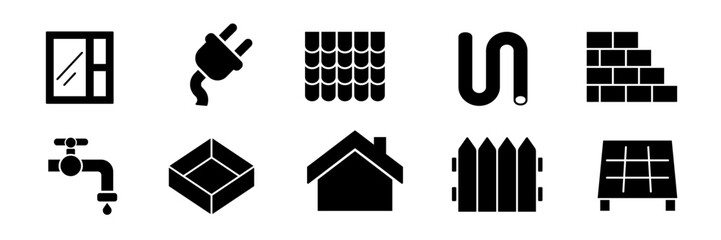 construction elements icon. construction icon