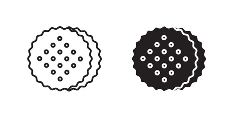 Crackers icons graphics vectors designs
