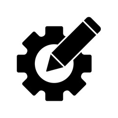 Icon a customization, isolated against a clean background.