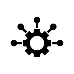 Icon a management, isolated against a clean background.