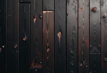Obraz premium Embrace the Allure of the Dark: Presenting a Sophisticated Black Wood Abstract Pattern, Perfect for Adding a Sense of Mystery, Elegance, and Refined Texture to Your Visuals.