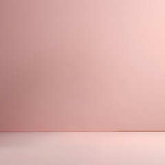 pink pastel gradient studio wall room background.