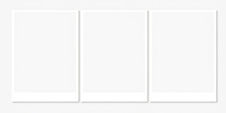 Modern Triptych Poster Mockup, 11x17, Design Concept