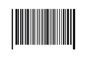 Barcode isolated on white background. Code stripes sticker. Barcode labels, customers qr code.