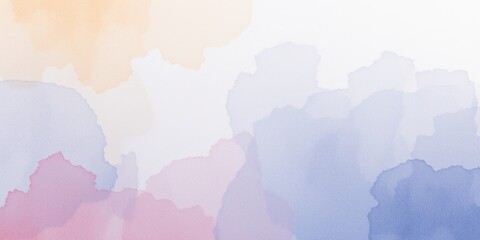 Fototapeta premium Organic Watercolor Wallpaper Texture with Copy Space