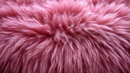 Fototapeta premium Closeup of a Pastel Fluffy Wool Texture in Soft Pink Color for Cozy Warm Interiors