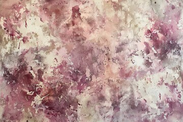 Naklejka premium Light Beige and Purple Watercolor Wash with Organic Texture