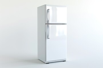 clear pixel image of white refrigerator isolate on a white background